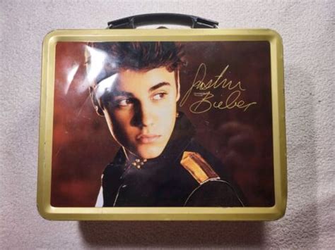 justin bieber metal lunch box|Justin Bieber .